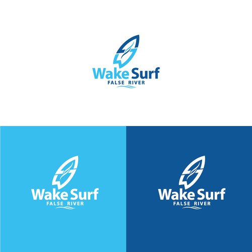 Edgy/sophisticated wake surf logo for a female/male group of wake surfers that embody a luxury life. Nothing predictable Design by froxoo