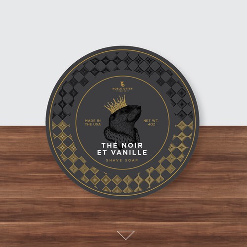 Thé Noir et Vanille Shave Soap