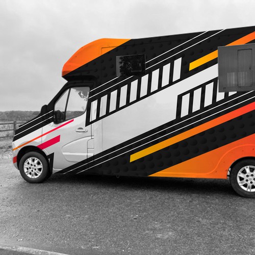 Stunning Horsebox Graphics Design Design by icon89GraPhicDeSign