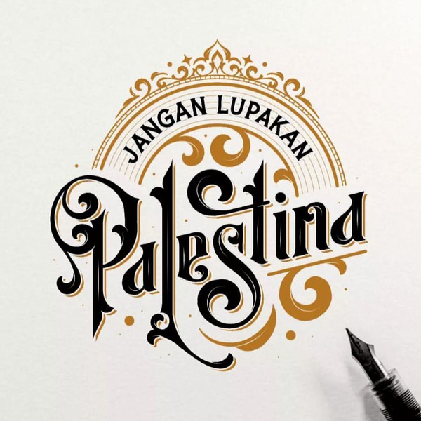 Design by Raffipat* titled " logo vintage palestine luxury"