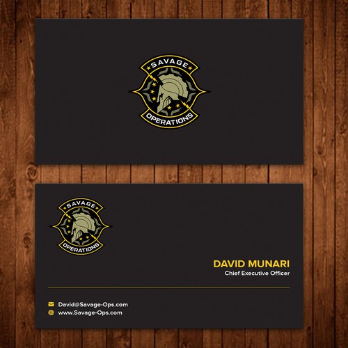 Business Card & Letterhead for Armed Security Agency Design by ™SF_Design™