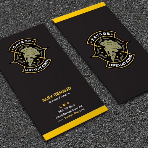 Business Card & Letterhead for Armed Security Agency Design by ™SF_Design™