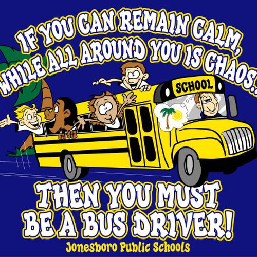 School Bus T-shirt Contest Diseño de pcarlson