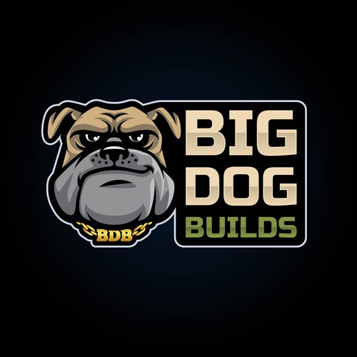 Big Dog Builds Logo Design by Rozart ®