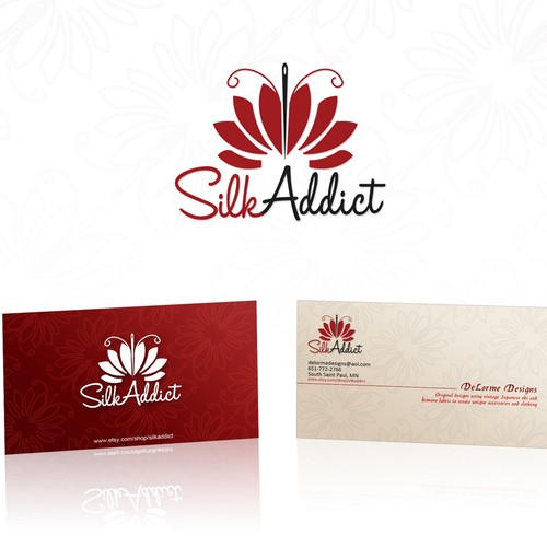New logo and business card wanted for SilkAddict Design by empathysympathy
