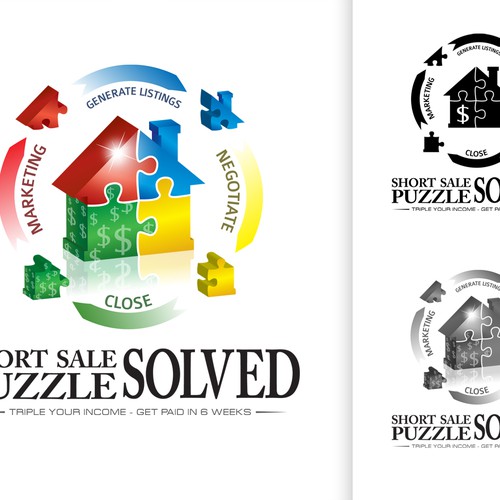 Design di New logo wanted for Short Sale puzzle di Wolvi