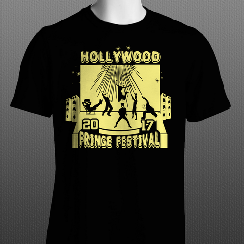 The 2017 Hollywood Fringe Festival T-Shirt Diseño de Vrabac