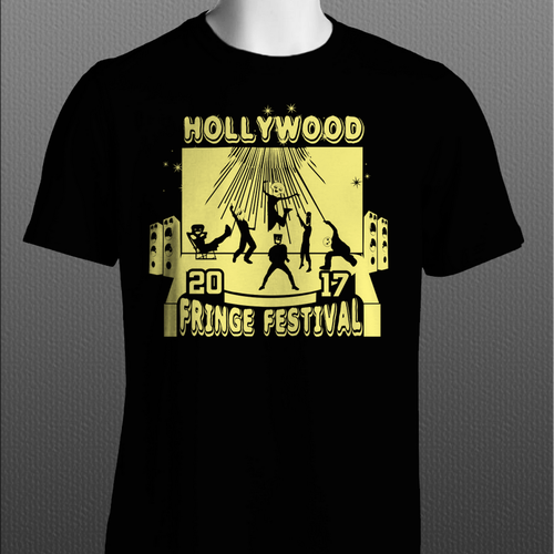 The 2017 Hollywood Fringe Festival T-Shirt Design by Vrabac