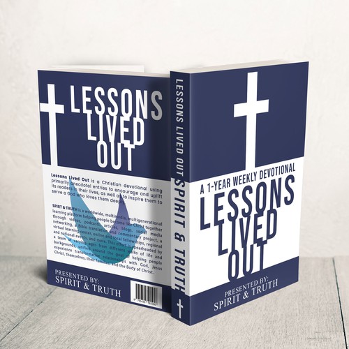 We need a captivating cover for our 1-year Devotional! Design by Zahari Studio