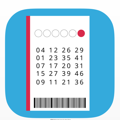 Create a cool Powerball ticket icon ASAP! Design by MKraj
