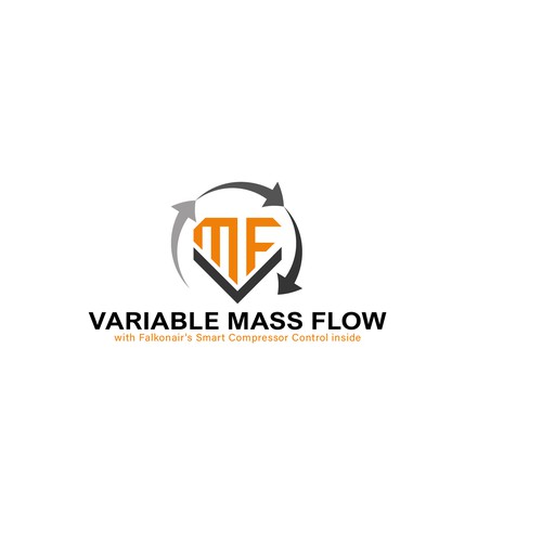 Falkonair Variable Mass Flow product logo design Réalisé par Galapica