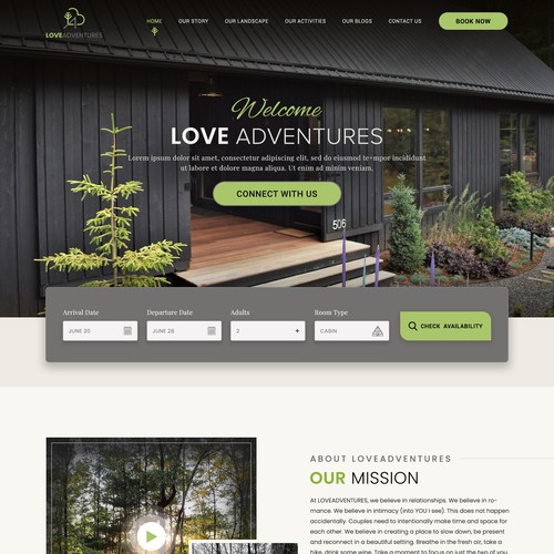 LoveAdventures Website Design by VirtuaLPainter