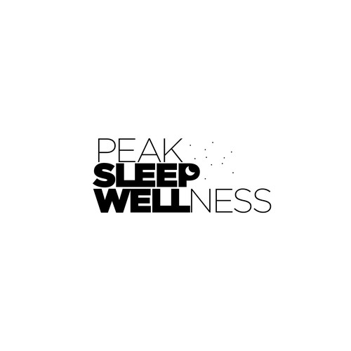 In need of a statement piece logo for our new sleep wellness business! Please emphasize 'sleep well' in logo. Design by Mot®