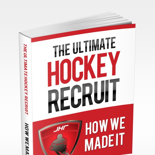 Book Cover for "The Ultimate Hockey Recruit" Design por Duca