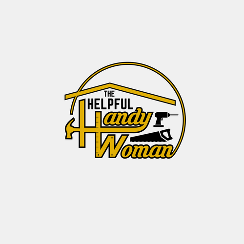 We need a design for our handywoman business that mixes masculine and feminine. Design by XarXi