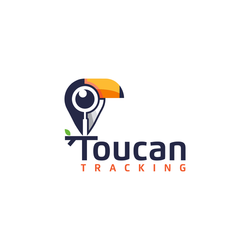 Tracking Software with Toucan in Design (Toucan Tracking Logo) Design by agitpurnamasari