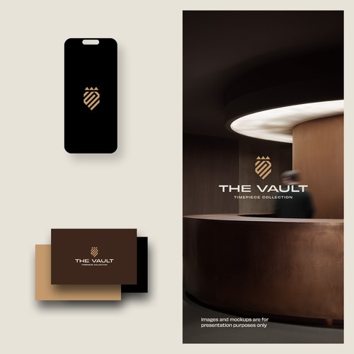 The Vault | Timepiece Collection Logo Contest Design by Ascent Agency