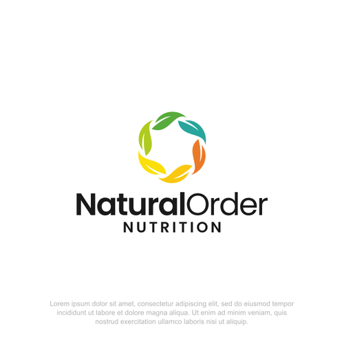 Fresh brand launch logo for sustainable whole food supplements Design by Graphica.Designs