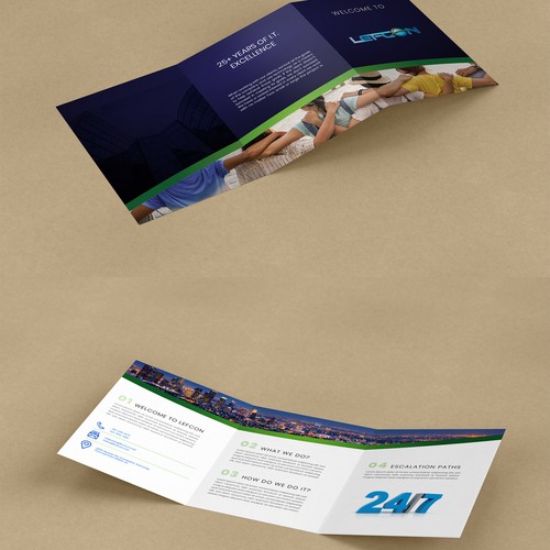 Customer Welcome Brochure-ontwerp door DejanV