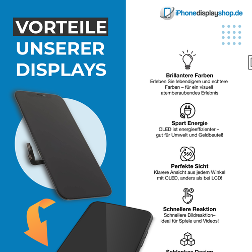 Infografik-Design für iPhone-Displays