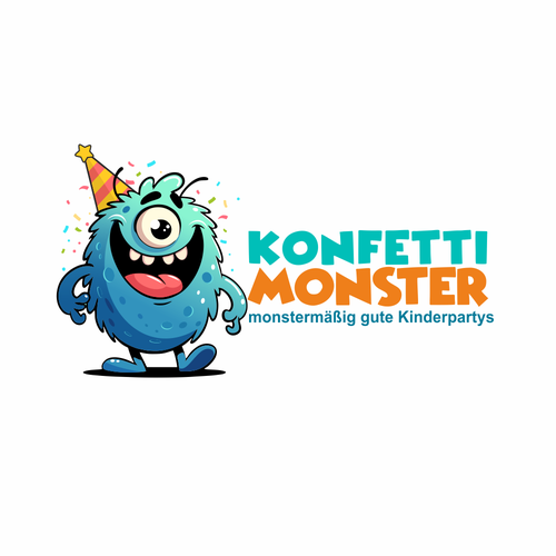 we need a fun logo for a kids party company Design by VictoryBlue
