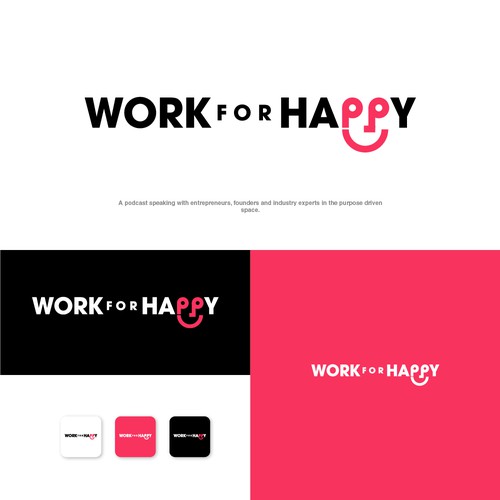 We need a fun and engaging Podcast logo for a Pod about happiness in work and life Design by Danielle Curtis