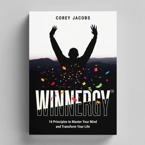 Design a sleek book cover for a man who wants to transform your mind and life! Design by Shreya007⭐