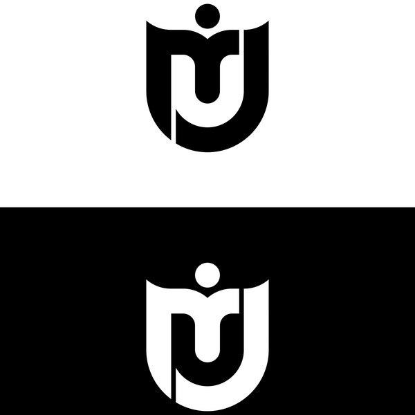 M J initial logo