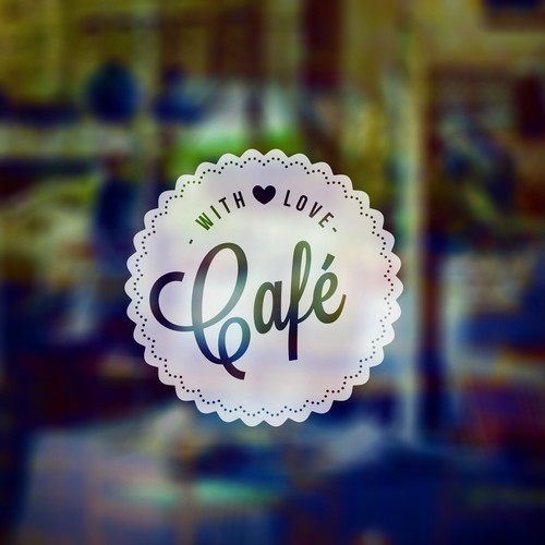 Logo for With Love Café Design by SAOStudio