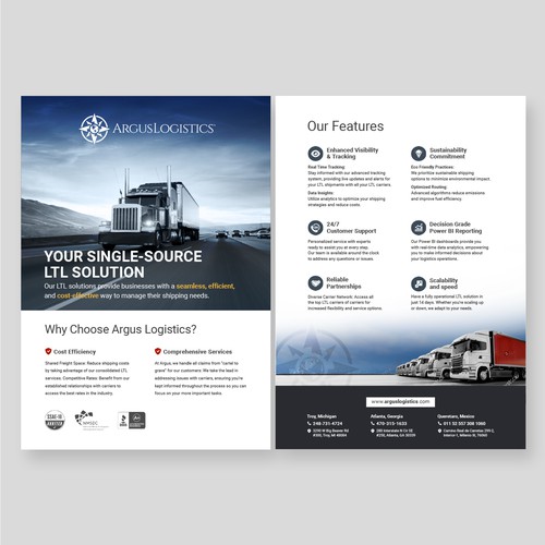 Argus LTL Program Flyer Design by Triydisono17