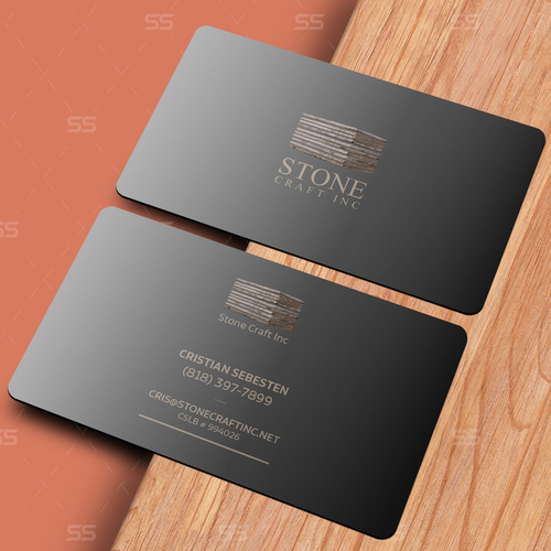 Design Business Card - Stone Craft di SahaSrabon