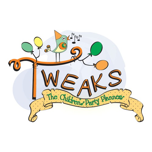 logo for Tweaks - The Children's Party Planners Design by piripal