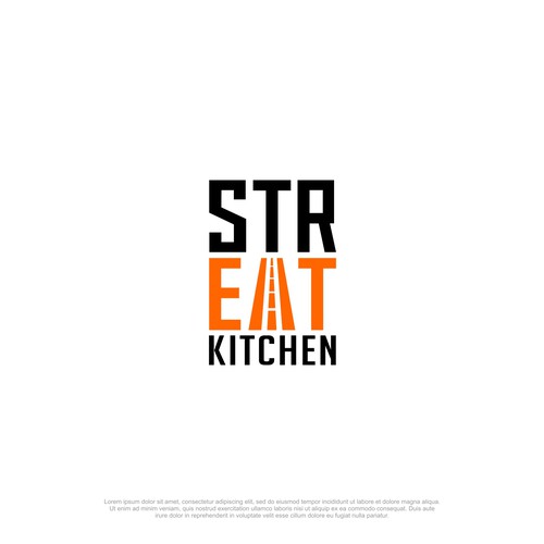 strEAT Kitchen Logo Design by Jono.