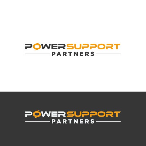 Home Generator Company Logo Design - Power Support Partners Design by WanExpert™