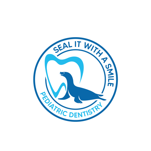 Modern and fun seal logo & branding package for new pediatric dentist! Diseño de Mumung