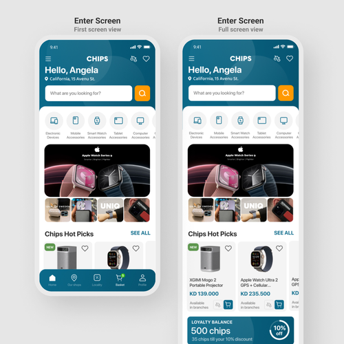 E-commerce Mobile UI/UX Design by 7plus7