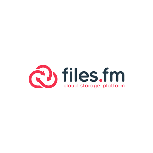 Files.fm logo and brand refresh for cloud storage platform Design by Diaveo