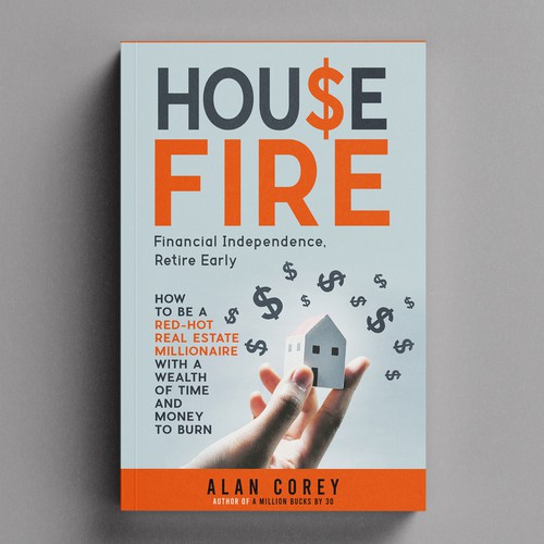 Eye-catching BOOK COVER with REAL ESTATE and EARLY RETIREMENT focus Design by H-Izz Design