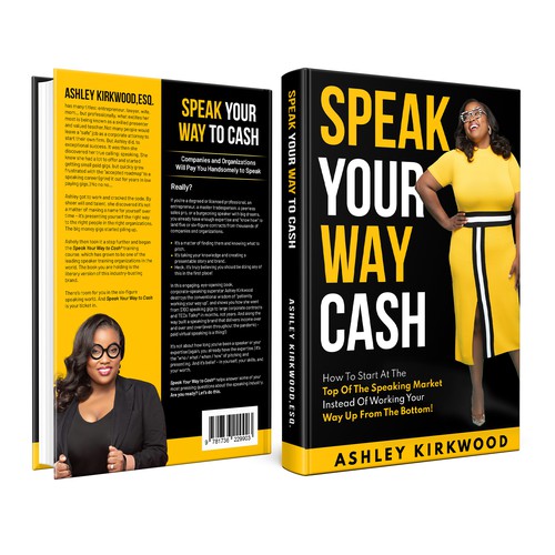Design Speak Your Way To Cash Book Cover Diseño de Whizpro