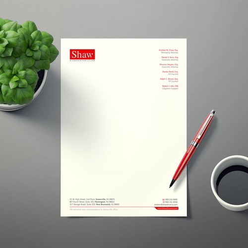 Letterhead for Divorce & Family Law Firm; Modern, Minimalist, Conservative Design Design by Xclusive16