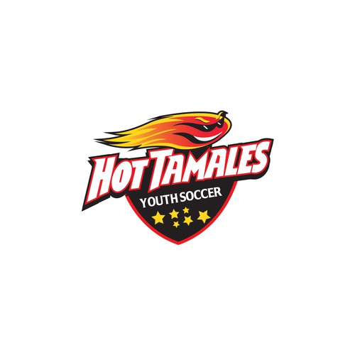 5-6 year olds need a soccer team logo! HOT TAMALES Ontwerp door Md Rabbi H