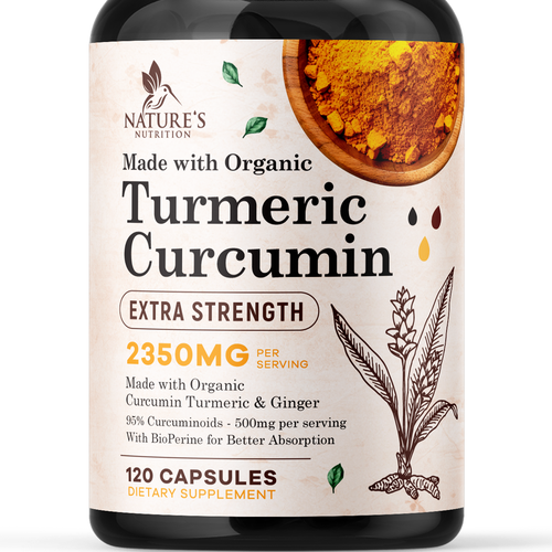 Designs | Organic Turmeric Curcumin Design Needed for Nature's ...