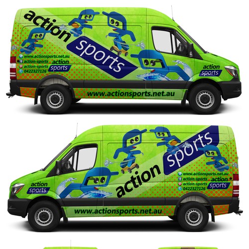 THE BEST VAN WRAP IN THE WORLD Design by aricaturrash