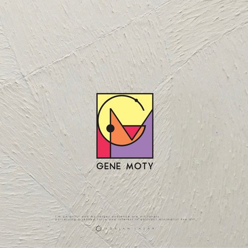 Create custom Vienna Secession Monogram style logo for and artist Diseño de Studio Lazar