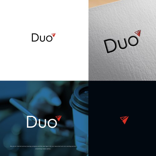 Duo | New Email+SMS service provider Design by igorart5