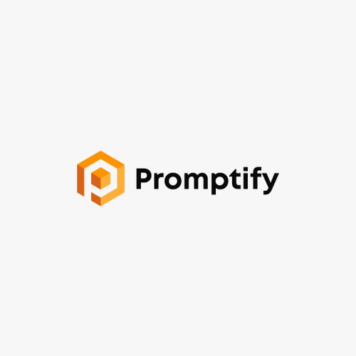 Modern, Simple and Sleek Logo for Promptify.com Design by borys.zbn