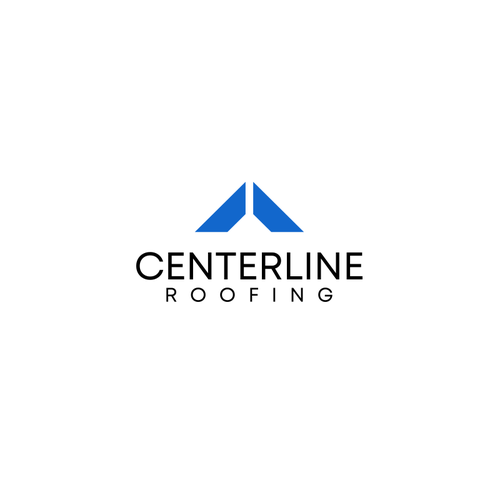 Centerline Roofing logo design contest. Design by LivRayArt