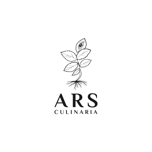 Design crate a modern logo for a young plant-based food company in Zurich.  Enjoy the art of culinary. di master.piece