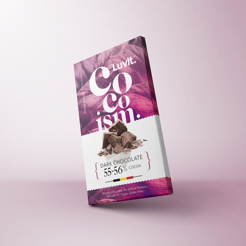 A standout unique Premium monocarton for a  Belgian Chocolate Bar Design by makeitbigger