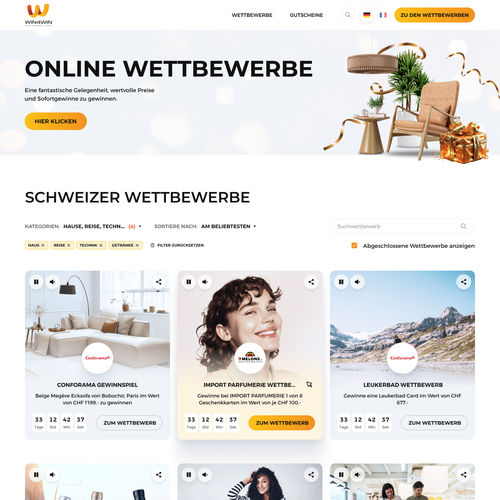 Web page design contest entry by FaTiH™